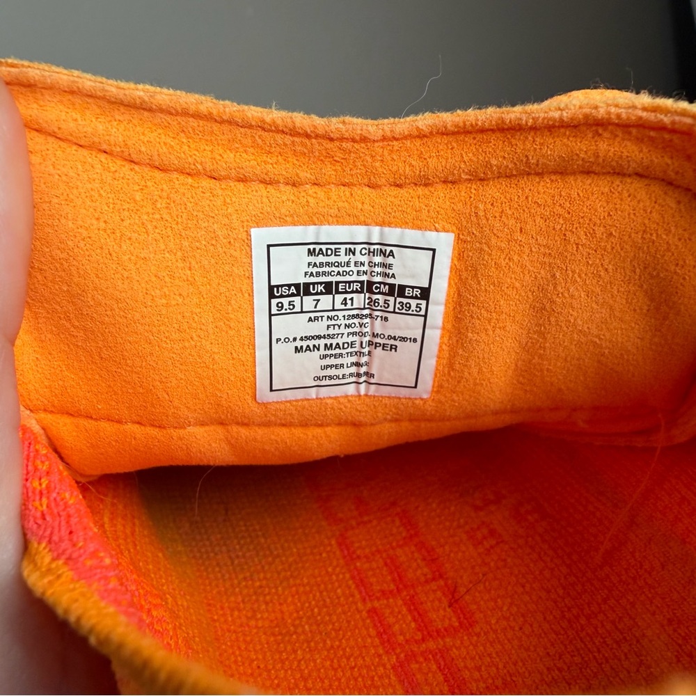 Under Armour Threadborne Slingflex Running Shoes Neon Orange Coral Women's 9.5 - Picture 11 of 15